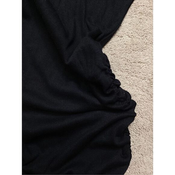New. Michael Stars black ruched dress. 2X. Retails $129 - Picture 11 of 12